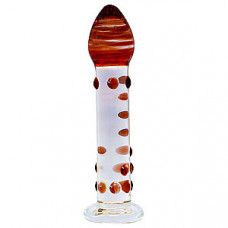 7 inch Glass Dotted Knight Dildo